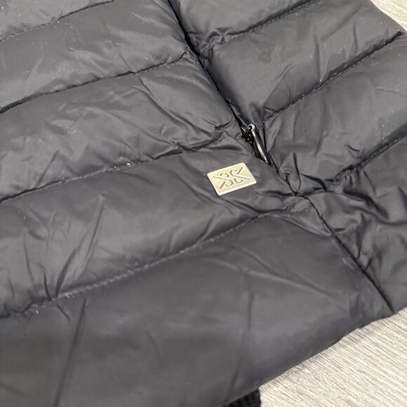 Soia & Kyo Women's S Macy Light Down Knit Jacket Elbow Sleeves Semi Fitted Black - Picture 6 of 16